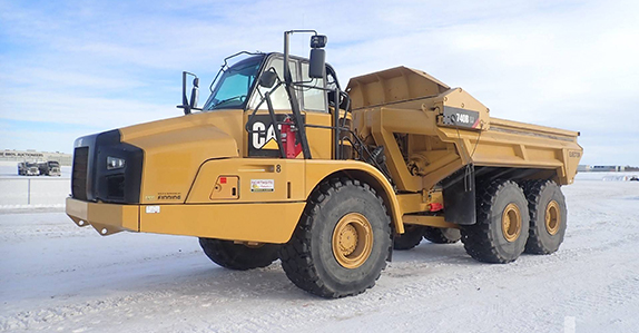 2017 Caterpillar Dump Truck 2013 Caterpillar 740B Ejector Articulated Dump Truck